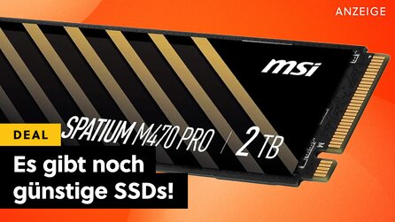Die letzte Chance auf günstigen SSD-Speicher? Amazon hat diese 2 TByte SSD von MSI reduziert