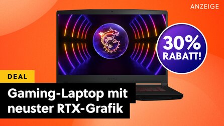 Prokrastinieren hat noch nie mehr Spaß gemacht: MSI Gaming-Laptop mit neuster RTX-Grafik zum Spottpreis