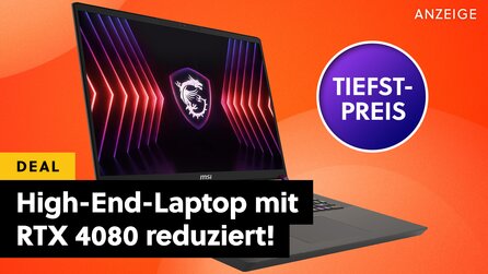 Brachiale Performance mit Nvidia RTX 4080 und Intel i9: MSI-Gaming-Laptop jetzt 500€ günstiger im Amazon-Angebot – absoluter Bestpreis!