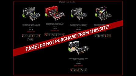 Gefälschte Geforce-Grafikkarten - MSI warnt vor Fake-Onlineshops