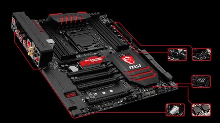 MSI X99 A Gaming 9 ACK - Mainboard mit Full-HD-Streaming-Chip und USB 3.1