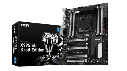 MSI X99 SLI Krait Edition - High-End-Mainboard in edlem Schwarz-Weiß-Design