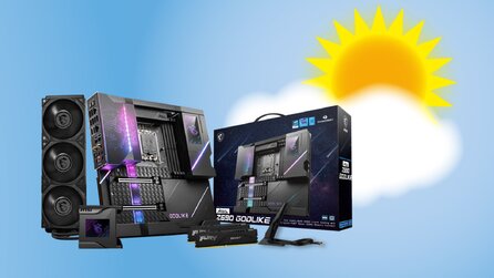 MSI Z690 Godlike: Wenn das 2.000-Euro-Mainboard das Wetter anzeigt
