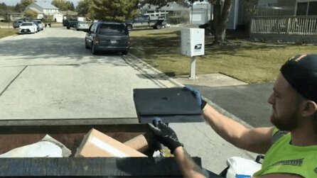 Fette Beute - Müllabfuhr findet voll funktionsfähige PS4 im Müll