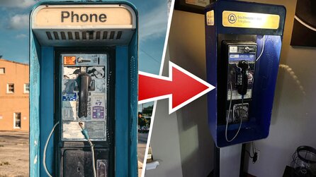 Ihr kennt sicher noch die steinalten Münztelefone: Er nutzt heute eine ganze Telefonzelle als sein privates Festnetz