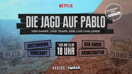Netflix und Narcos in der Live-Challenge - »Die Jagd auf Pablo« – Unsere Highlights