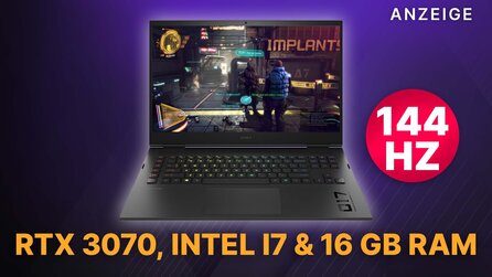 Perfekt für Hogwarts Legacy + Diablo 4: 144Hz Gaming Laptop mit NVIDIA RTX 3070 + Intel i7 stark reduziert