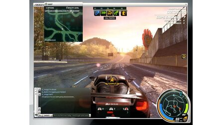 Need for Speed World Online - Erster Screenshot der Benutzeroberfläche