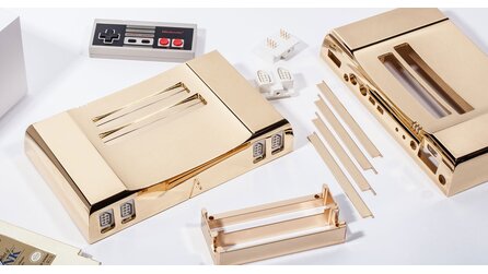 NES - 5000 Dollar teure Konsole mit 24-Karat-Gold