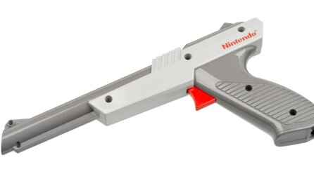 NES Zapper - Mann nutzt NES-Controller für Banküberfall