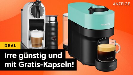 Die wohl schnellsten Kaffeemaschinen der Welt gibts bei MediaMarkt gerade teils zum halben Preis - aber nur noch kurz!