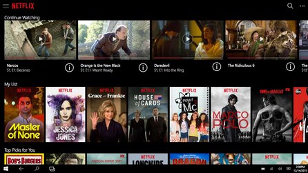 Netflix beim Spielen und Arbeiten - Win 10 App mit Always on Top-Fenster