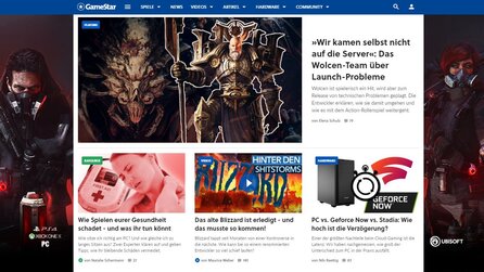 Neues Homepage-Design: Mehr Übersicht, mehr News, mehr GameStar