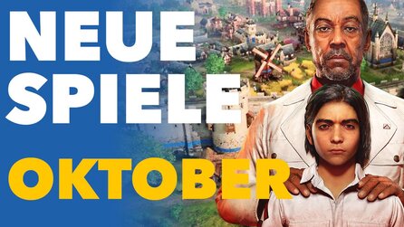 Neue Spiele im Oktober - Video-Vorschau für PC + Konsolen