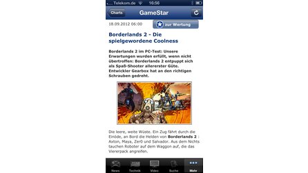 Neue Version der GameStar-News-App für iOS - Anpassungen für iOS 6 und das iPhone 5