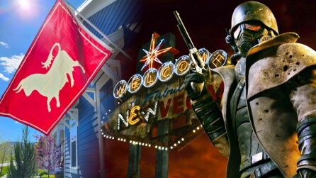 »Flaggenkrieg« um Fallout: Fan hängt Legion-Banner ans Haus, rechnet nicht mit NCR-Nachbar
