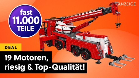 Reifen, so groß wie eine Kinderhand: Dieses LEGO Technic-Style Set hat über 10.000 Teile, 19 Motoren und ist echt günstig!