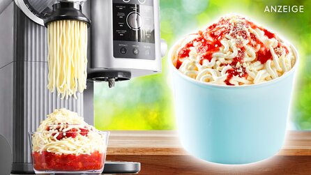 Über 30 °C? Darauf erstmal ein selbstgemachtes Spaghettieis – so einfach gehts!