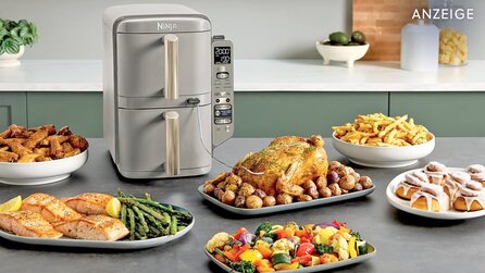 XL-Airfryer über 40% reduziert: Diese Ninja-Maschine hat sogar ein integriertes Bratenthermometer!