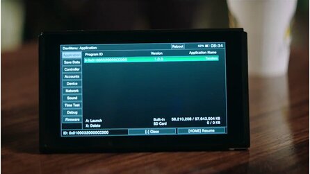 Nintendo Switch - Entwickler-Menüs versehentlich in Werbeclip zu sehen