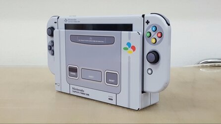 Nintendo Switch im SNES-Look