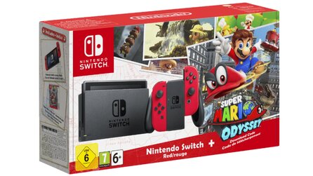 Nintendo Switch + Super Mario Odyssey für nur 349€ - Vorbesteller-Bundle bei Saturn