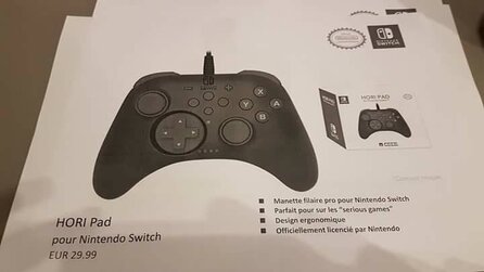 Nintendo Switch - geleaktes Hori-Zubehör