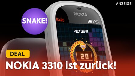 Nokia 3310 ist zurück: Die Legende unter den Handys könnt ihr jetzt bei Amazon kaufen - inklusive Snake!
