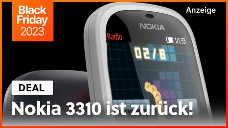 Nokia 3310 ist zurück: Das legendäre Handy ist am Black Friday im Angebot - und der Akku hält immer noch wochenlang!
