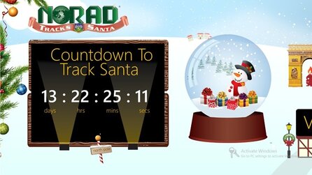 NORAD Tracks Santa - Weihnachtsmann-App des Nordamerikanischen Luft- und Weltraum-Verteidigungskommandos