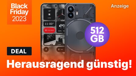 5G, 120Hz OLED + stolze 512 GB Speicher: Das innovative Nothing Phone (2) ist jetzt bei Amazon so günstig wie nie!