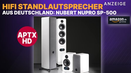 Nubert nuPro SP-500: HiFi Highend Lautsprecher mit Bluetooth und AptX HD aus Deutschland mit unglaublichem Sound