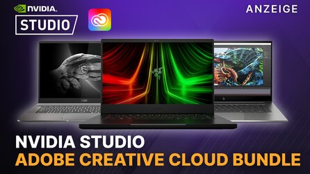 NVIDIA-Aktion: drei Monate Adobe Creative Cloud im Bundle mit Gaming Laptops bei Cyberport abstauben!