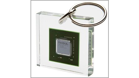 Nvidia-GPU als Schlüsselanhänger - G98 in Arcylglas