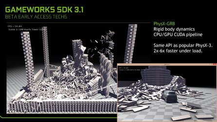 Nvidia Gameworks 3.1 - Video zeigt neues Physx-GRB-Feature