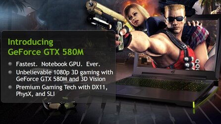 Nvidia Geforce GTX 580M - Neuer High-End-Grafikchip für Spiele-Notebooks