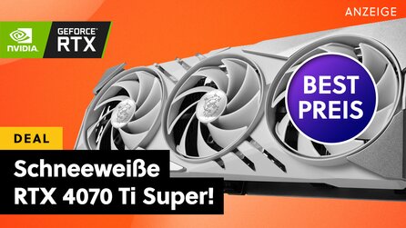 MSI GeForce RTX 4070 Ti Super: Eine der schönsten 4K-Grafikkarten überhaupt ist jetzt gottlos günstig bei Mindfactory!