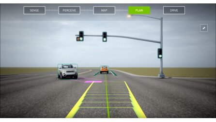 Selbstfahrende Autos - Nvidia-Software soll Kollisionen so gut wie unmöglich machen