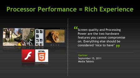 Nvidia Tegra 3 - Hersteller-Präsentation