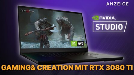Gaming + Creation: Der Razer Blade 17 mit RTX 3080 Ti und 12800H ist euer Tool - für alles!