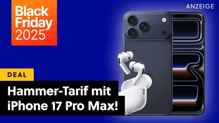 iPhone 17 Pro MAX zum Black Friday zum Hammerpreis sichern: Bei diesem Deal bekommt ihr sogar noch die AirPods Pro 3 gratis dazu - im Hammertarif!