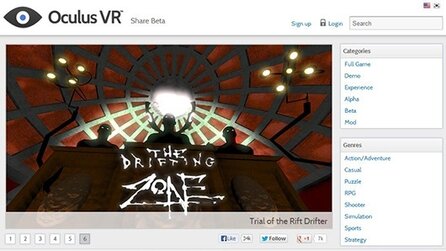 Oculus Rift - Oculus startet Angebot für VR-Spiele und -Software