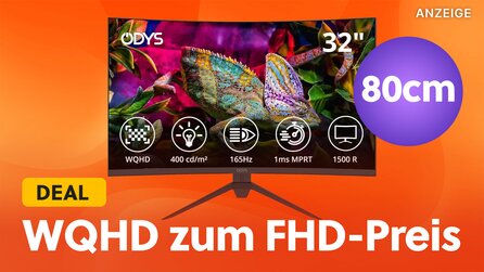 WQHD zum Preis von Full-HD: Dieses Monitor-Angebot mit über 144Hz und 32 Zoll zieht dem Black Friday die Schuhe aus!