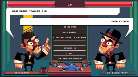 Oh... Sir - Gameplay-Video zum Beleidigungs-Kampfspiel