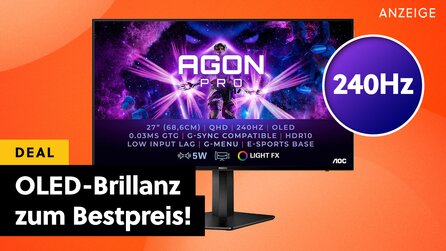 OLED-Gaming wird endlich bezahlbar: 240Hz-Monitor mit 0,03ms Reaktionszeit jetzt günstiger denn je bei Amazon!