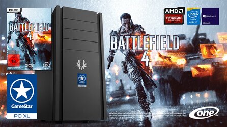 One GameStar-PC XL mit Radeon R9 280X - Jetzt für kurze Zeit mit Battlefield-4-Vollversion