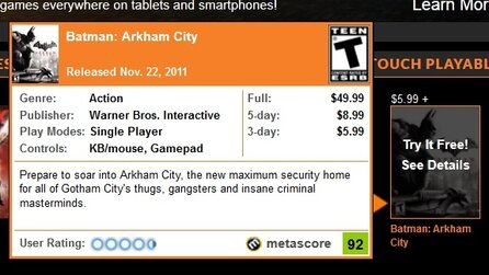OnLive - Screenshots