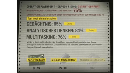 Operation Flashpoint: Dragon Rising - Bonusmissionen freispielen