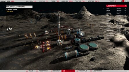 Order of Magnitude - Frühe Screenshots der Kolonie-Simulation