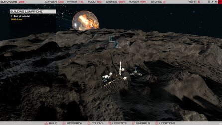 Order of Magnitude - Frühe Screenshots der Kolonie-Simulation